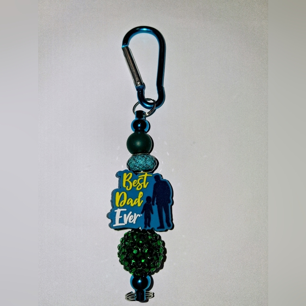 💙 BEST DAD EVER - BAG CLIP